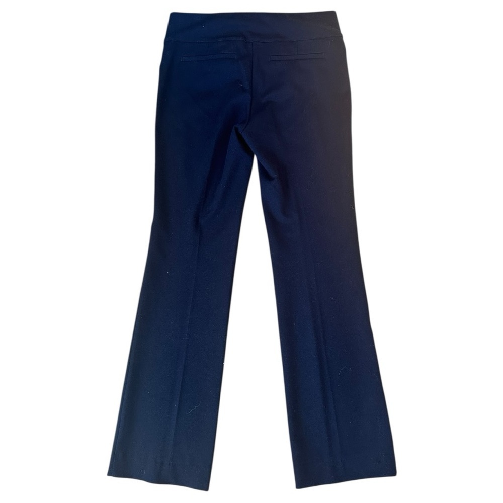 Ecru Black Pull-On Flare Pants – Modern Minimalism | Size Small - Picture 2 of 6